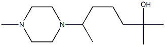 1-Piperazinepentanol,alpha,alpha,4-tetramethyl-(8CI) Structure