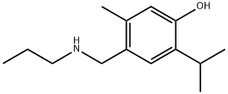 3,4-Xylenol,6-isopropyl-alpha4-(propylamino)-(8CI) Struktur