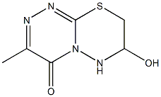 4H,6H-as-Triazino[3,4-b][1,3,4]thiadiazin-4-one,7,8-dihydro-7-hydroxy-3-methyl-(8CI),802595-01-3,结构式