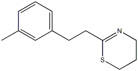 4H-1,3-Thiazine,5,6-dihydro-2-(m-methylphenethyl)-(8CI) Struktur