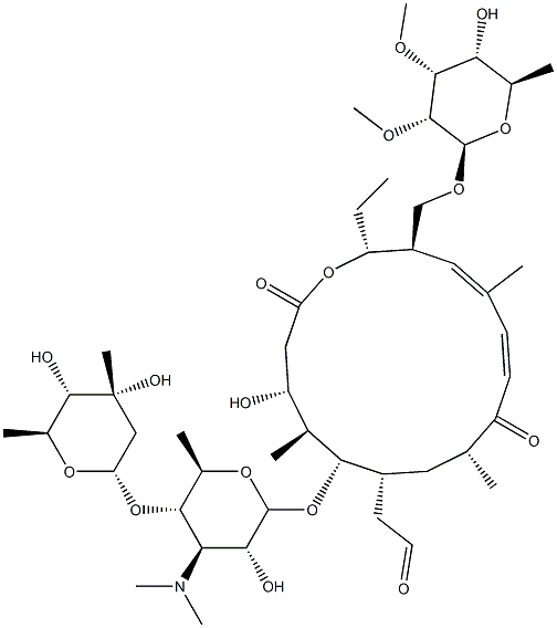 泰乐菌素A, 8026-48-0, 结构式