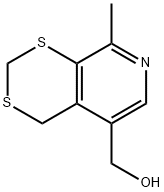4H-m-Dithiino[4,5-c]pyridine-5-methanol,8-methyl-(8CI) Struktur