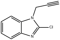 1H-Benzimidazole,2-chloro-1-(2-propynyl)-(9CI) Structure