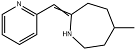 1H-Azepine,hexahydro-5-methyl-2-(2-pyridylmethylene)-(8CI) Structure