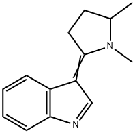 3H-Indole,3-(1,5-dimethyl-2-pyrrolidinylidene)-(8CI) Structure