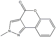 [1]Benzopyrano[4,3-c]pyrazol-4(2H)-one,2-methyl-(9CI) Structure