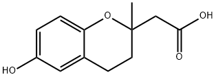 2H-1-Benzopyran-2-aceticacid,3,4-dihydro-6-hydroxy-2-methyl-(9CI) Struktur