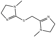 2-Imidazoline,2,2-(methylenethio)bis[1-methyl-(8CI) Struktur