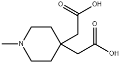 4,4-Piperidinediaceticacid,1-methyl-(9CI) Structure