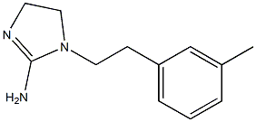 1H-Imidazol-2-amine,4,5-dihydro-1-[2-(3-methylphenyl)ethyl]-(9CI) Struktur