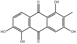 3-Hydroxy-　Morindone Struktur