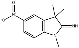 2H-Indol-2-imine,1,3-dihydro-1,3,3-trimethyl-5-nitro-(9CI) Structure