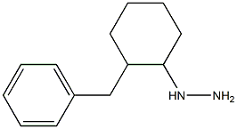 1-(2-benzylcyclohexyl)hydrazine Struktur