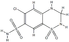 4-chloro-10,10-dioxo-10$l^{6}-thia-7,9-diazabicyclo[4.4.0]deca-1,3,5-t riene-3-sulfonamide 结构式