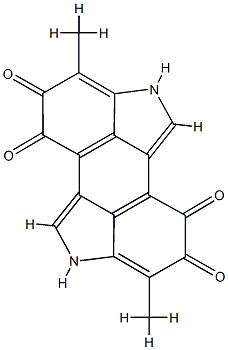 メラニン 化学構造式