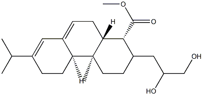 ロジン酸グリセリンエステル 化学構造式