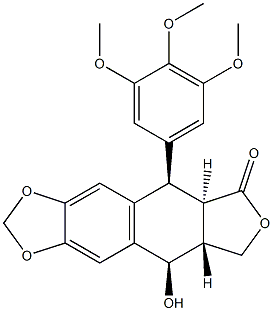 Podophyllum Resin  Structure