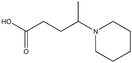 4-(1-piperidinyl)pentanoic acid(SALTDATA: HCl) Structure