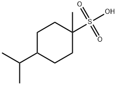 Cyclohexanesulfonicacid,1-methyl-4-(1-methylethyl)-(9CI) Struktur