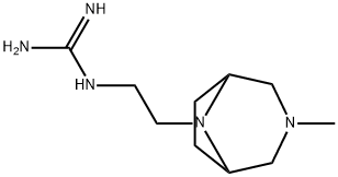 Guanidine,[2-(3-methyl-3,8-diazabicyclo[3.2.1]oct-8-yl)ethyl]-(9CI) 结构式