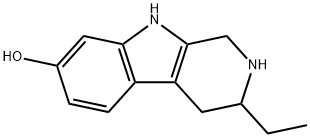 1H-Pyrido[3,4-b]indol-7-ol,3-ethyl-2,3,4,9-tetrahydro-(9CI) Struktur