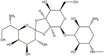 潮霉素B, 8052-93-5, 结构式