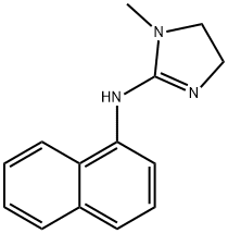 1H-Imidazol-2-amine,4,5-dihydro-1-methyl-N-1-naphthalenyl-(9CI) Structure