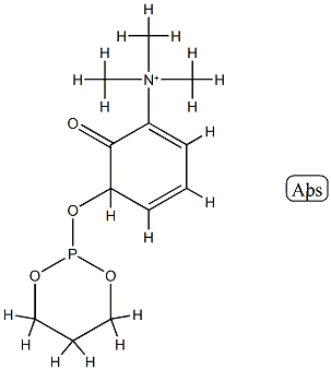 O-(3-(trimethylammonium)phenyl)-1,3,2-dioxaphosphorinane 2-oxide Structure