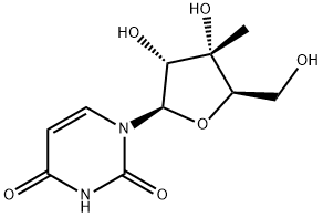 3'-beta-C-Methyluridine Structure