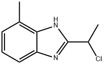 80567-70-0 1H-Benzimidazole,2-(1-chloroethyl)-4-methyl-(9CI)