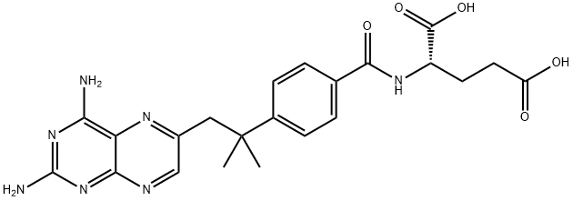10,10-dimethyl-10-deazaaminopterin Struktur