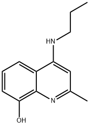 8-Quinolinol,2-methyl-4-(propylamino)-(9CI),805965-40-6,结构式