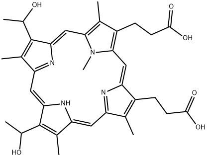 N-methylhematoporphyrin Structure