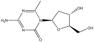 2'-deoxy-6-methyl-5-azacytidine Struktur