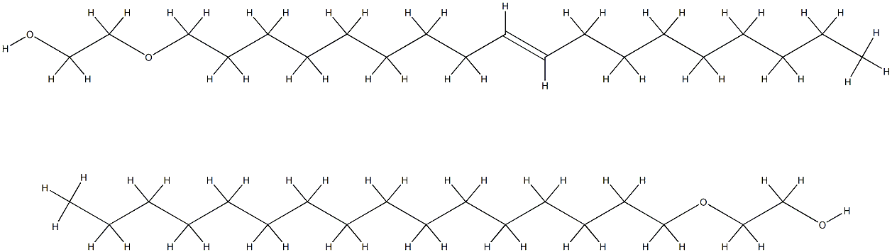 鲸蜡油醇聚醚-6, 8065-81-4, 结构式
