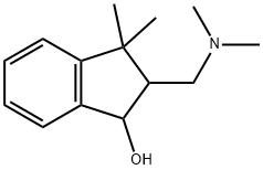 1H-Inden-1-ol,2-[(dimethylamino)methyl]-2,3-dihydro-3,3-dimethyl-(9CI) 结构式