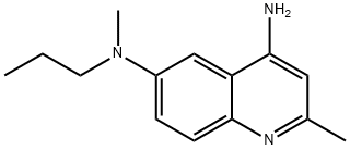 4,6-Quinolinediamine,N6,2-dimethyl-N6-propyl-(9CI) Structure