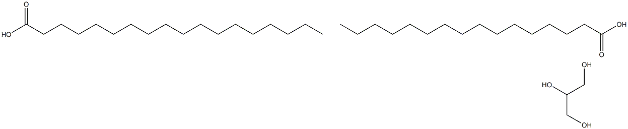 Octadecanoic acid, ester with 1,2,3-propanetriol hexadecanoate|GLYCERYL PALMITOSTEARATE