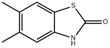 2(3H)-Benzothiazolone,5,6-dimethyl-(9CI) 结构式