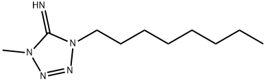 5H-Tetrazol-5-imine,1,4-dihydro-1-methyl-4-octyl-(9CI)|