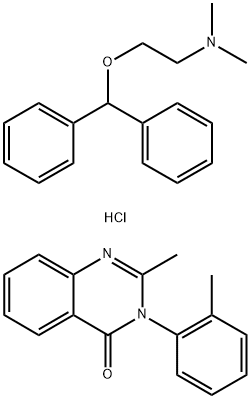 Mandrax 化学構造式