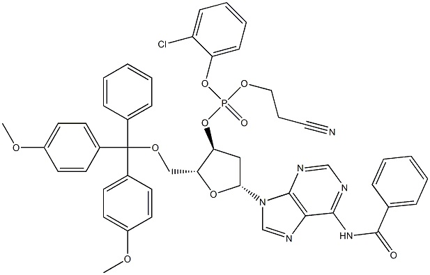 BZ-DMT-DEOXYADENOSINE TRIESTER Struktur