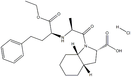 Indolapril hydrochloride [USAN] Structure