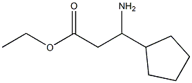 Cyclopentanepropanoic acid, -ba--amino-, ethyl ester (9CI) Structure
