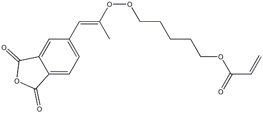 1,3-Isobenzofurandione, polymer with 1,5-pentanediol, di-2-propenoate Structure