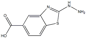 5-Benzothiazolecarboxylicacid,2-hydrazino-(6CI,9CI) Structure
