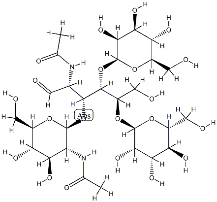 mannosyl(2)-N-acetyl(2)-glucose,81034-76-6,结构式