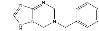 [1,2,4]Triazolo[1,5-a][1,3,5]triazine,1,5,6,7-tetrahydro-2-methyl-6-(phenylmethyl)-(9CI) Structure