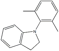 1H-Indole,1-(2,6-dimethylphenyl)-2,3-dihydro-(9CI) Structure