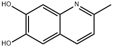 6,7-Quinolinediol,2-methyl-(4CI) Struktur